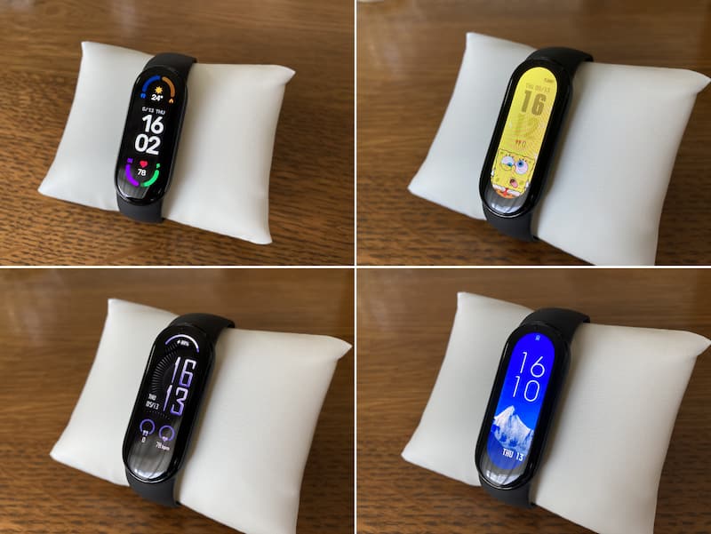 Mi Smart Band 6のウォッチフェイス