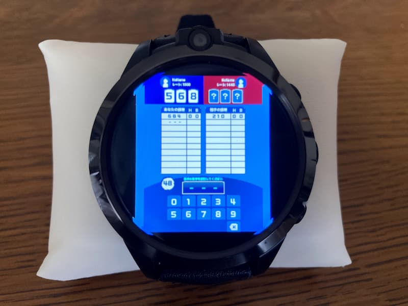 Android搭載スマートウォッチでゲーム
