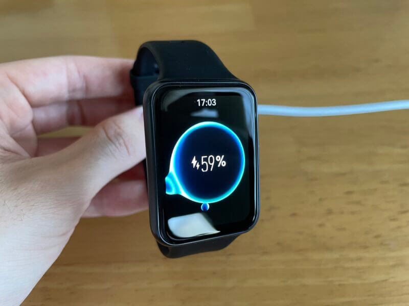 huawei watch fit 2の充電